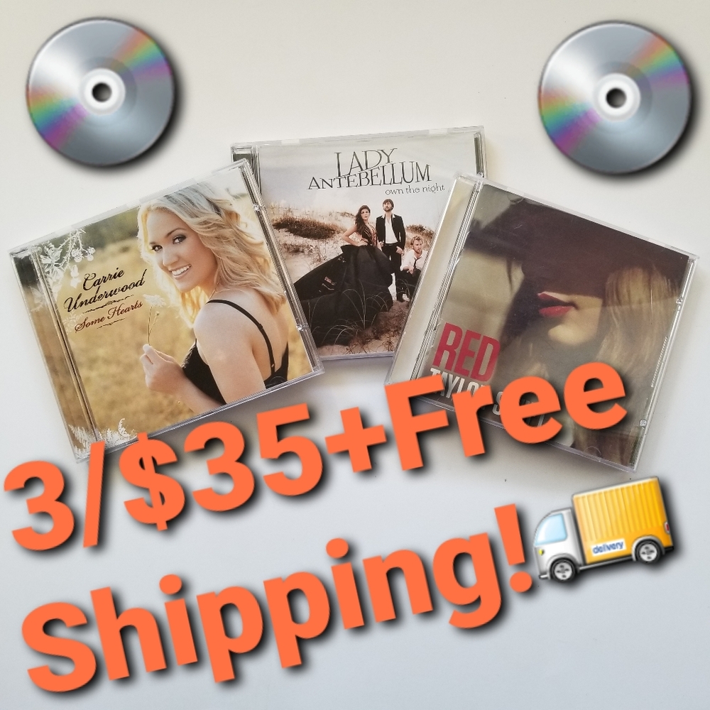 Pick any 3 CDs for 💿$35 And Free Shipping!🚚 Handpicked Nostalgic CDs